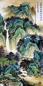 山翠自成微雨色