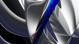 金属动感曲线缠绕壁纸