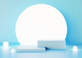 C4D电商展台背景