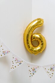 数字6气球