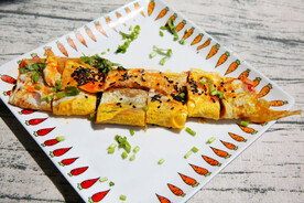 烤冷面高清摄影