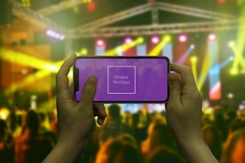 手持手机拍摄模板样机