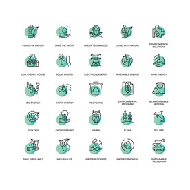 自然环保图标