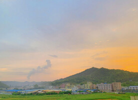 小城烟火 傍晚 夕阳