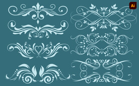 欧式复古花纹花边