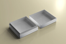 天地盖珠宝礼品盒PSD样机