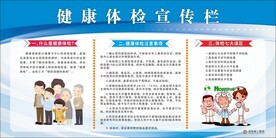 医院健康体检宣传栏