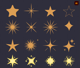 星星装饰图标