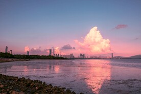 深圳湾黄昏