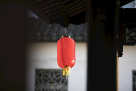 复古红色灯笼