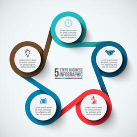 多彩数据信息图表