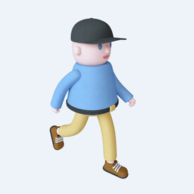 C4D模型 卡通人 