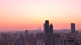贵阳城市之光夕阳