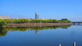 江边风景素材  风景如画 江岸