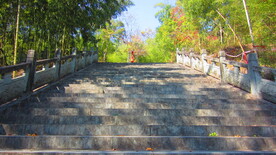公园阶梯 台阶  上山 爬山 