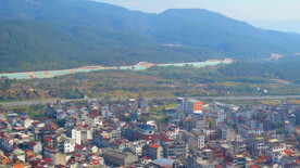 城市水平图 城市俯视图 城镇 