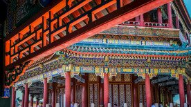 复古寺庙建筑