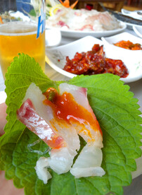 大虾刺身