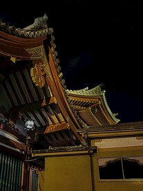 复古屋檐建筑