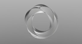 玻璃莫比乌斯环