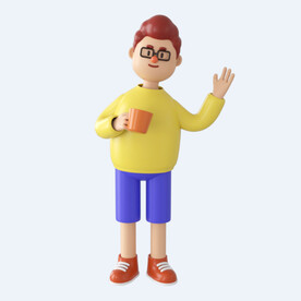 C4D模型 卡通人 