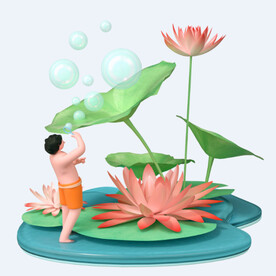 C4D模型 卡通人  