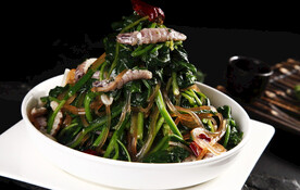 菠菜虾爬肉