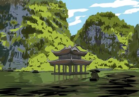 漫画风场景