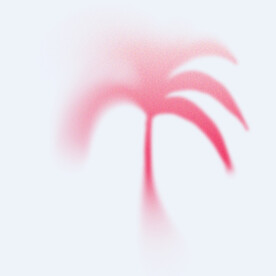 幻彩植物模糊渐变 