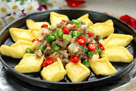 铁板蛋豆腐