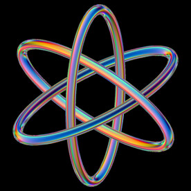 未来科幻金属全息镭射立体素材