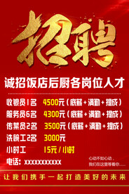 饭店招聘