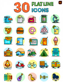 彩色网页小图标