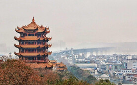 黄鹤楼全景摄影