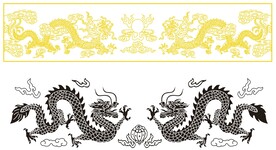 双龙戏珠 