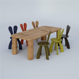 C4D模型儿童学桌