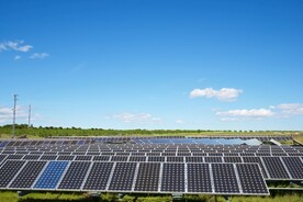 能源发光电伏面板背景