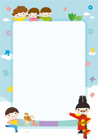 儿童边框