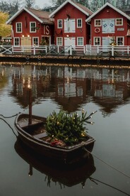 湖边小镇