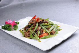 豆角炒牛柳