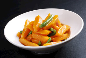 农家南瓜焖豆角