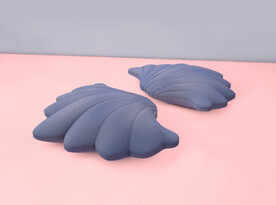 C4D模型贝壳抱枕