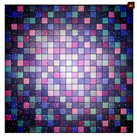 马赛克方格背景