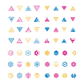 几何图形图标形状多边形元素图片