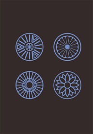 中国风古典剪纸镂空线条元素