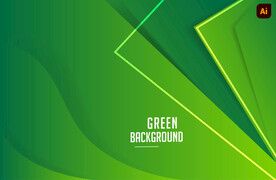 绿色抽象动感背景