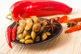 卤毛豆