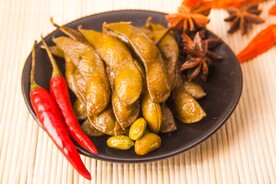 卤毛豆