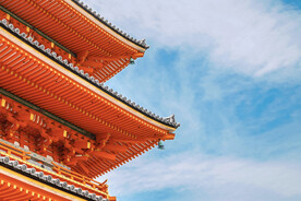 复古屋檐建筑
