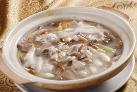 翅汤杂菌爽肉丸